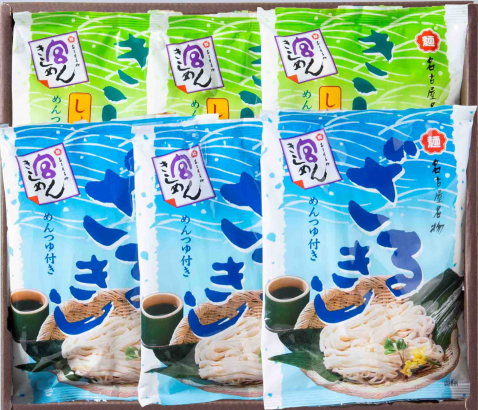 【夏季限定】宮きしめん二種詰合　6食入