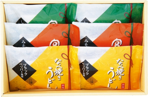 【冬季限定】なべ焼きうどん(半生麺詰合) 6食入