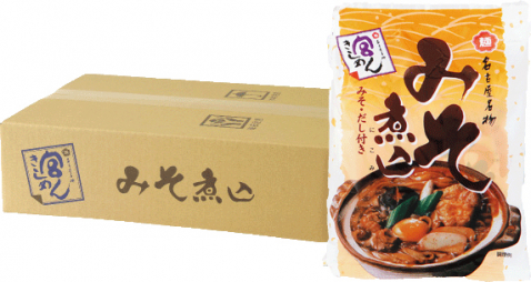 ご家庭用 宮みそ煮込きしめん 13食入　（簡易段ボール箱入り）