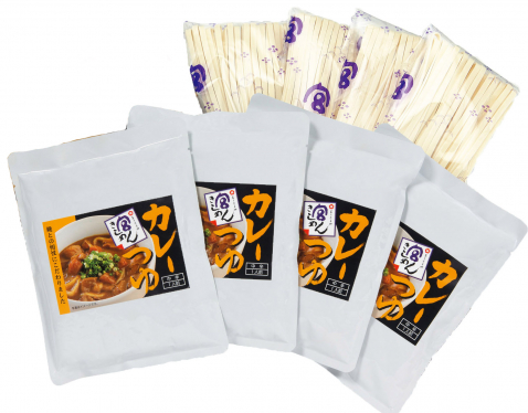 半生麺 カレーきしめん　4食入